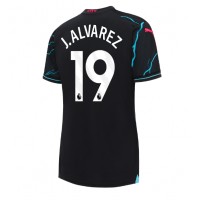 Dres Manchester City Julian Alvarez #19 Tretina pre Ženy 2023-24 Krátky Rukáv